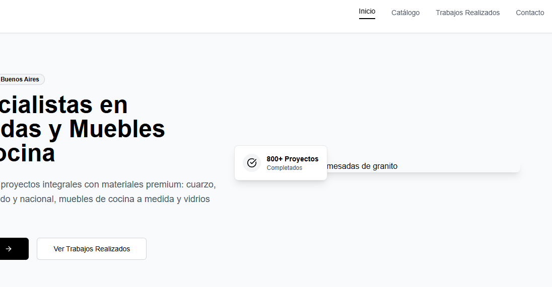 Catálogo web — vista 1